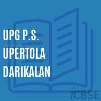 Upg P.S. Upertola Darikalan Primary School Logo
