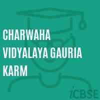 Charwaha Vidyalaya Gauria Karm Primary School Logo
