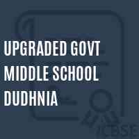 Upgraded Govt Middle School Dudhnia Logo