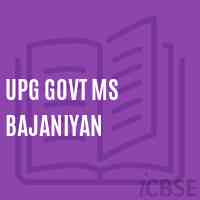 Upg Govt Ms Bajaniyan Middle School Logo