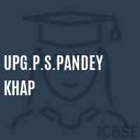 Upg.P.S.Pandey Khap Primary School Logo