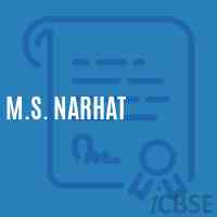 M.S. Narhat Middle School Logo