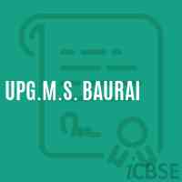Upg.M.S. Baurai Middle School Logo