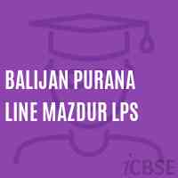Balijan Purana Line Mazdur Lps Primary School Logo