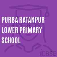 Purba Ratanpur Lower Primary School Logo
