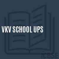 Vkv School Ups Logo