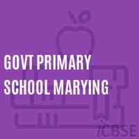 Govt Primary School Marying Logo