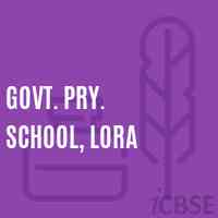 Govt. Pry. School, Lora Logo