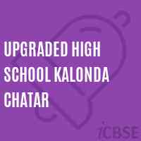 Upgraded High School Kalonda Chatar Logo