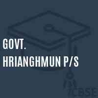 Govt. Hrianghmun P/s Primary School Logo