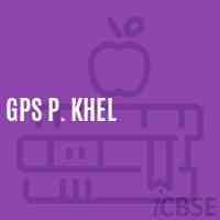 Gps P. Khel Primary School Logo