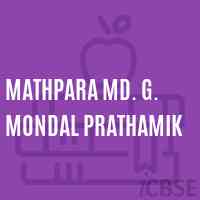 Mathpara Md. G. Mondal Prathamik Middle School Logo