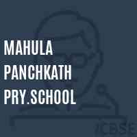 Mahula Panchkath Pry.School Logo