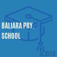 Baliara Pry. School Logo