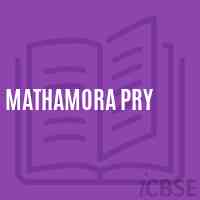 Mathamora Pry Primary School Logo
