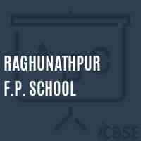 Raghunathpur F.P. School Logo