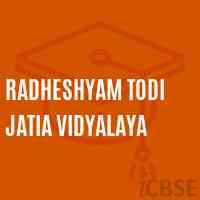 Radheshyam Todi Jatia Vidyalaya Middle School Logo