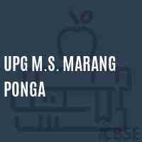 Upg M.S. Marang Ponga Middle School Logo