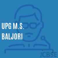 Upg M.S. Baljori Middle School Logo