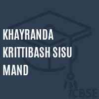 Khayranda Krittibash Sisu Mand Primary School Logo