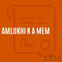 Amlokhi K A Mem Middle School Logo