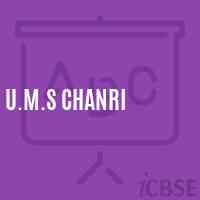 U.M.S Chanri Middle School Logo