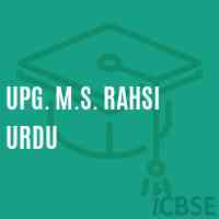 Upg. M.S. Rahsi Urdu Middle School Logo