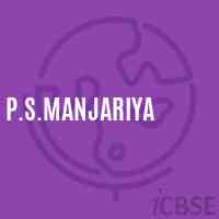 P.S.Manjariya Primary School Logo