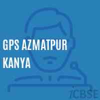 Gps Azmatpur Kanya Primary School Logo