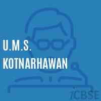 U.M.S. Kotnarhawan Middle School Logo