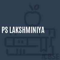Ps Lakshminiya Primary School Logo