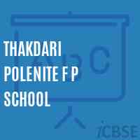 Thakdari Polenite F P School Logo