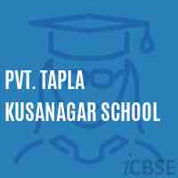 Pvt. Tapla Kusanagar School Logo