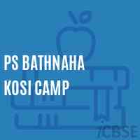 Ps Bathnaha Kosi Camp Middle School Logo