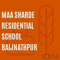Maa Sharde Residential School Baijnathpur Logo