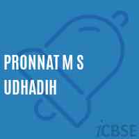 Pronnat M S Udhadih Middle School Logo