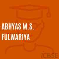 Abhyas M.S. Fulwariya Middle School Logo