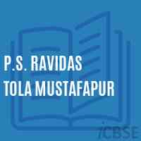 P.S. Ravidas Tola Mustafapur Primary School Logo