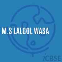 M.S Lalgol Wasa Middle School Logo