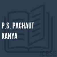 P.S. Pachaut Kanya Primary School Logo