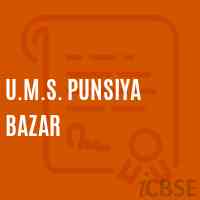 U.M.S. Punsiya Bazar Middle School Logo