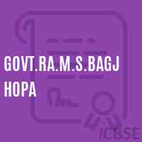 Govt.Ra.M.S.Bagjhopa Middle School Logo