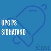 Upg Ps Sidhatand Primary School Logo