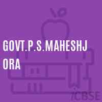 Govt.P.S.Maheshjora Primary School Logo