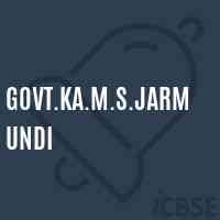 Govt.Ka.M.S.Jarmundi Middle School Logo