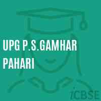 Upg P.S.Gamhar Pahari Primary School Logo