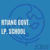 Rtiang Govt. Lp. School Logo
