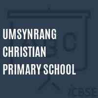 Umsynrang Christian Primary School Logo