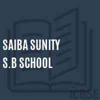 Saiba Sunity S.B School Logo