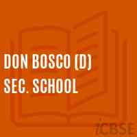 Don Bosco (D) Sec. School Logo